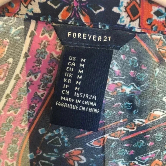 Forever 21 button up blouse - Picture 3 of 6